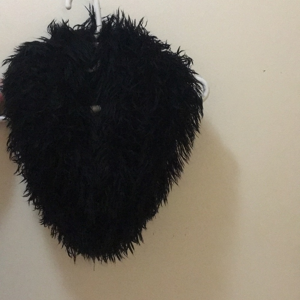 BEBE faux fur scarf